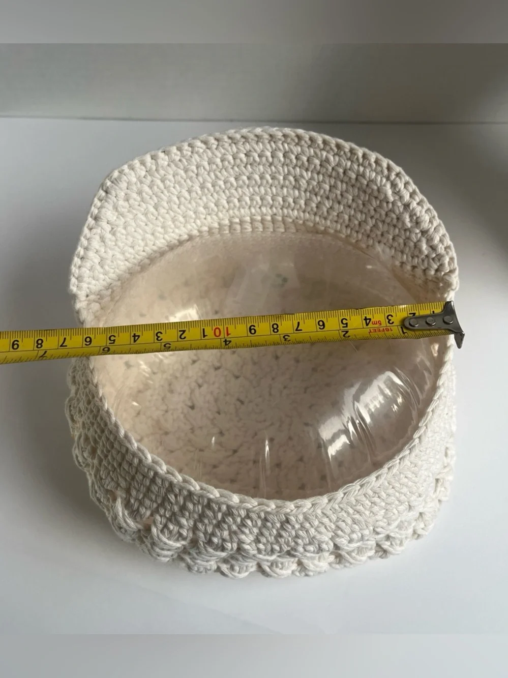 Hand-Crocheted Cream Newsboy Cap with Brim